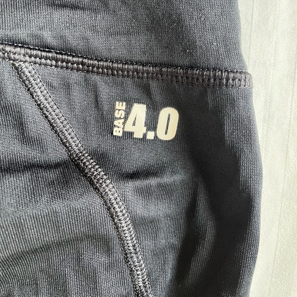 Under Armour Coldgear Ribbed Warm 4.0 Base Layer Black Leggings